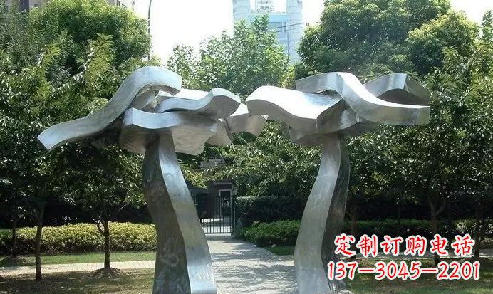 宁夏不锈钢拱门定制雕塑