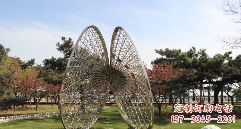 宁夏做工细腻的不锈钢抽象雕刻扇贝雕塑