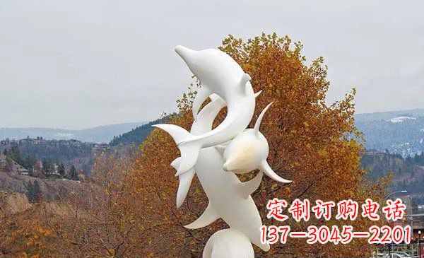 宁夏山东中领雕塑海豚雕塑让自然之美悠然而生
