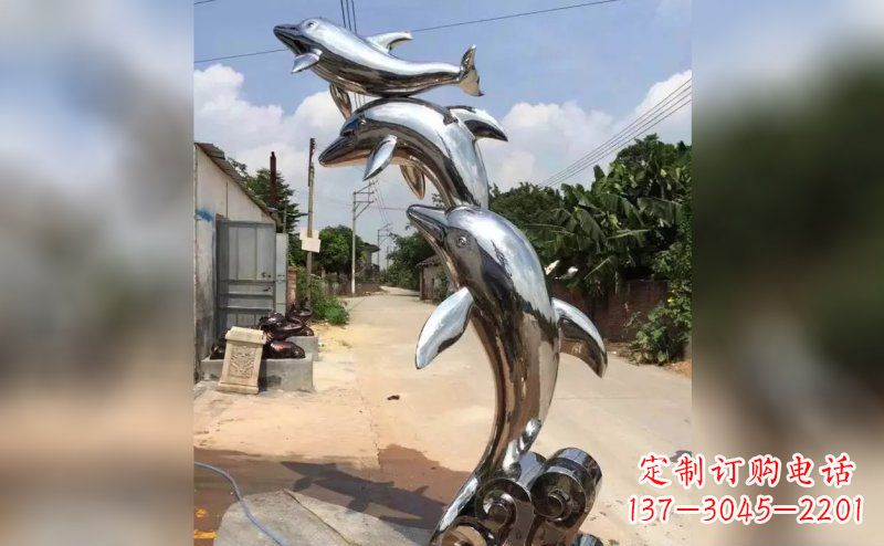 宁夏产品名称优雅海豚雕塑