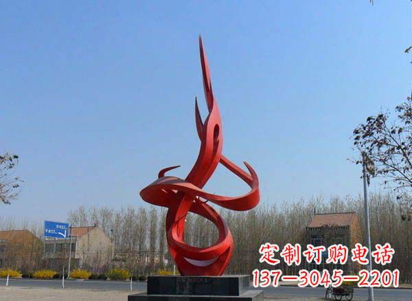 宁夏不锈钢火苗经典建筑雕塑