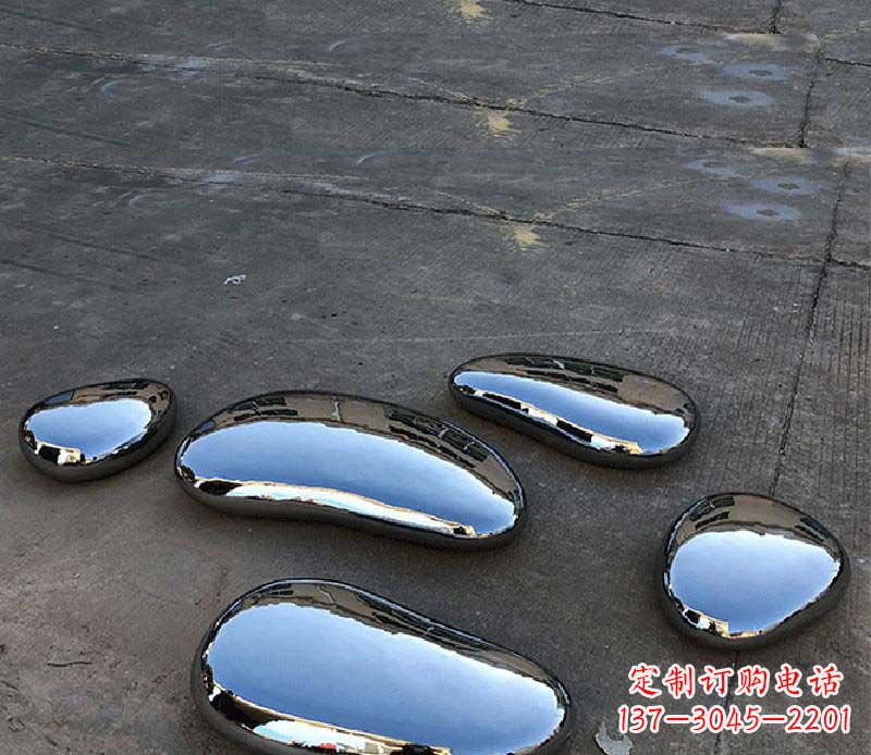 宁夏不锈钢水滴景观雕塑美轮美奂,营造自然灵动