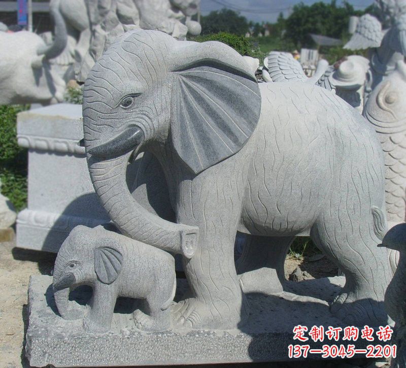 宁夏雕塑艺术大象雕塑