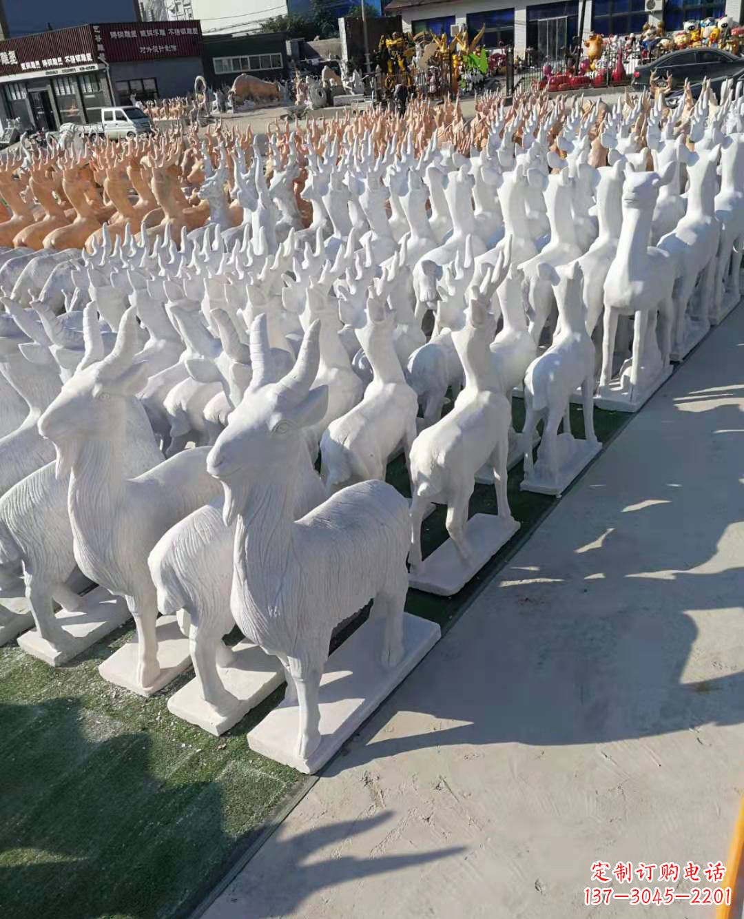宁夏大理石羊雕塑