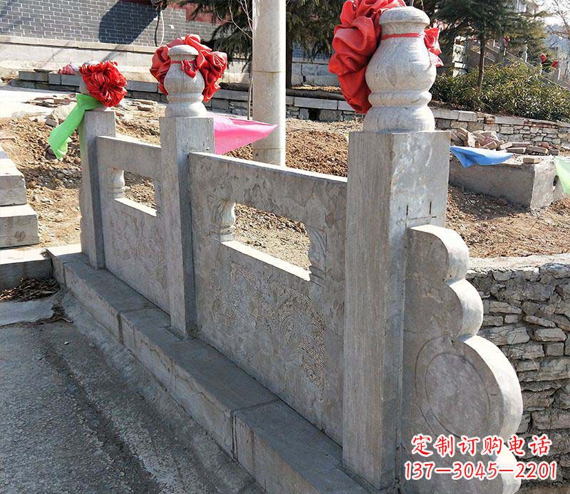 宁夏公园定制石栏板雕塑