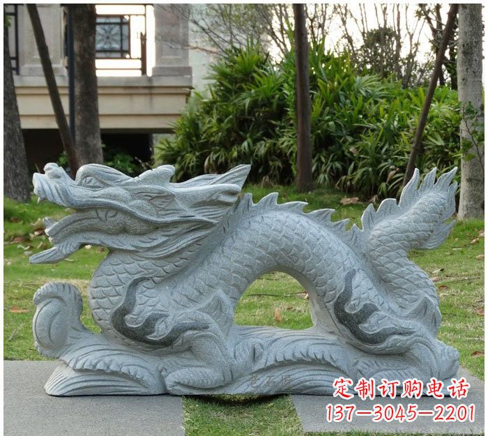 宁夏精美雕刻的大理石龙雕塑