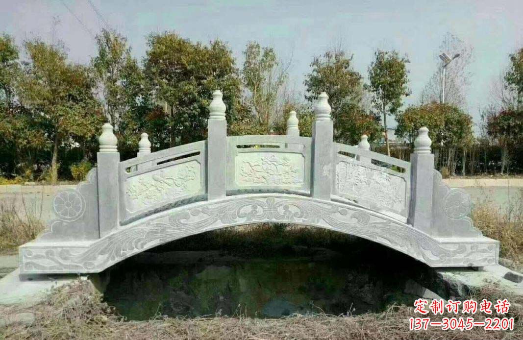 宁夏 传承古朴,抒发艺术,精致石桥雕塑