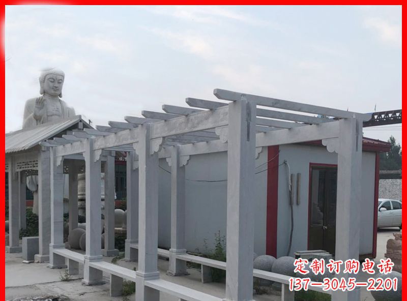 宁夏 专业定制公园大理石石雕长廊