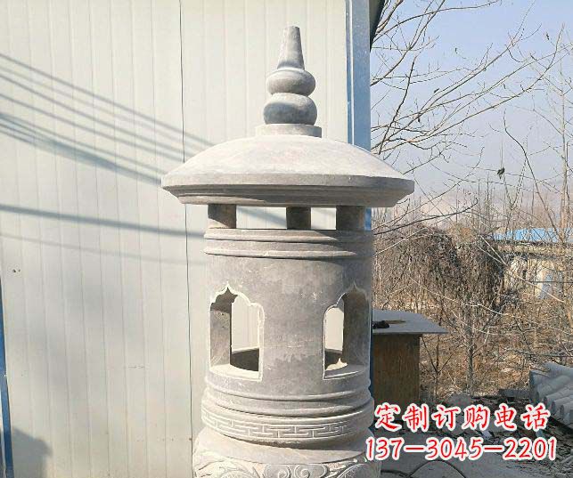 宁夏公园大理石小型石灯