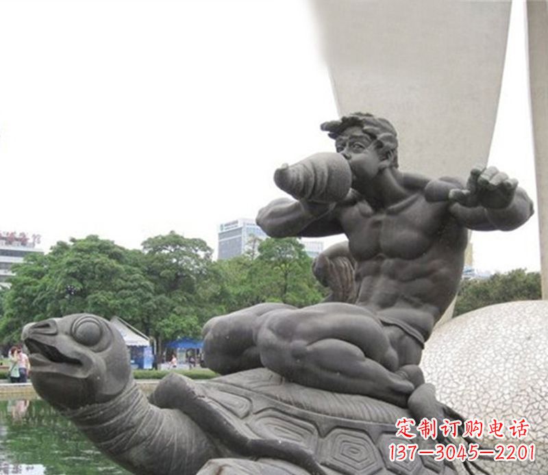 宁夏海龟雕塑,漫步沙滩时的自然之美