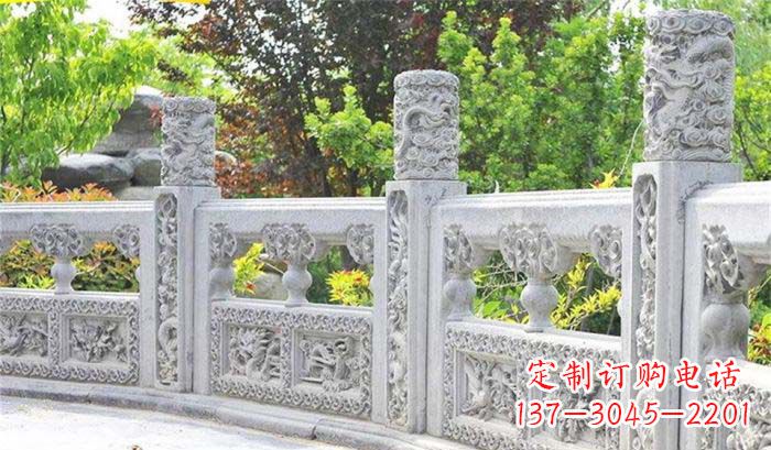 宁夏公园仿古石栏板雕塑