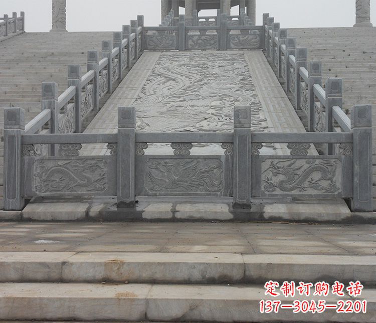 宁夏精美的仿古石栏板雕塑