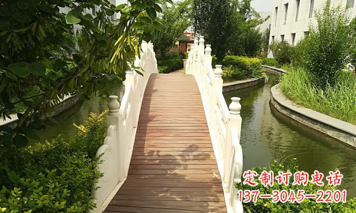 宁夏汉白玉石拱桥雕塑