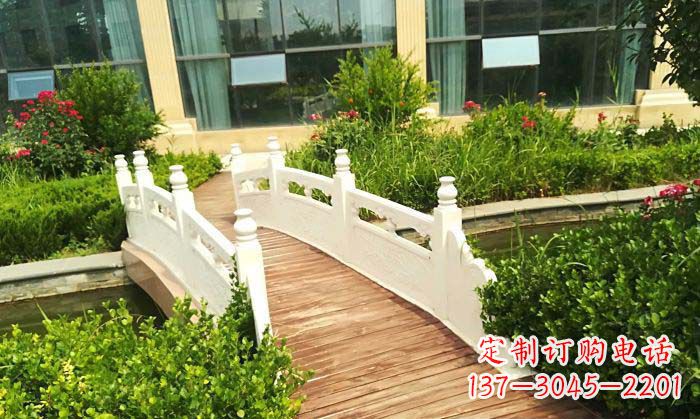 宁夏汉白玉石拱桥雕塑