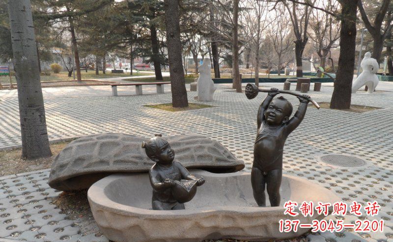 宁夏花生娃娃艺术雕塑