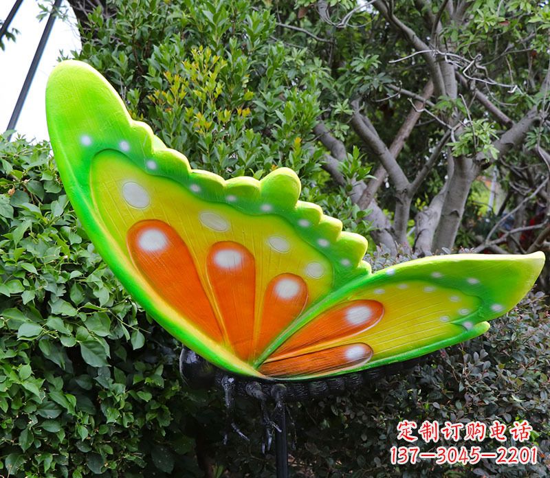 宁夏玻璃钢仿真蝴蝶雕塑