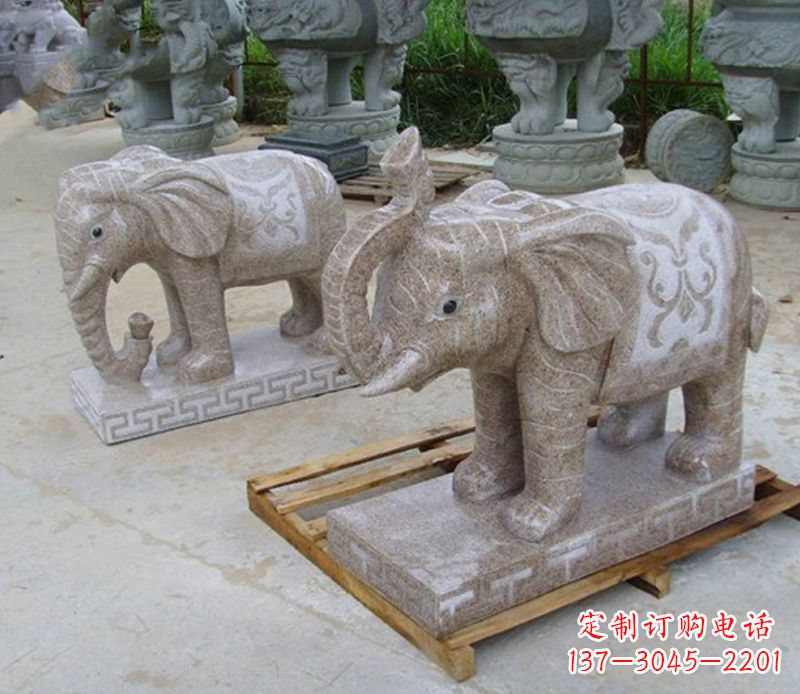 宁夏精美大象雕塑