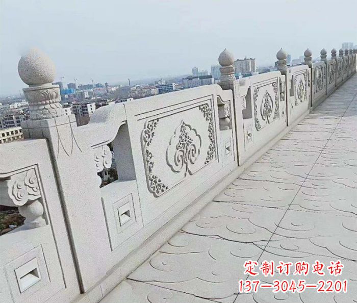 宁夏精美大理石栏板雕塑