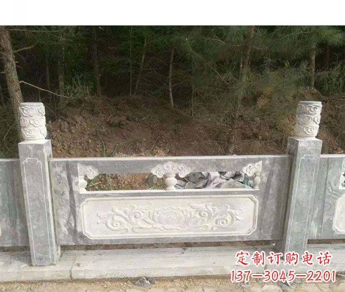 宁夏大理石栏板石雕艺术品