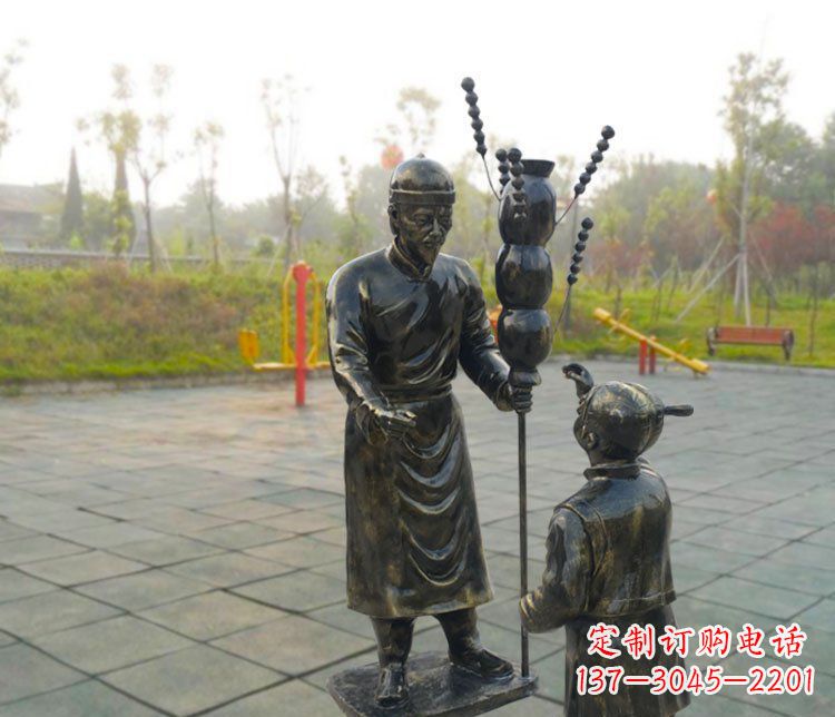 宁夏精美仿铜葫芦雕塑