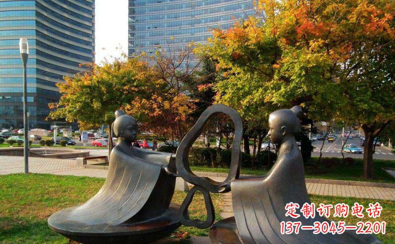 宁夏传承传统文化,精心打造精美孔融雕塑