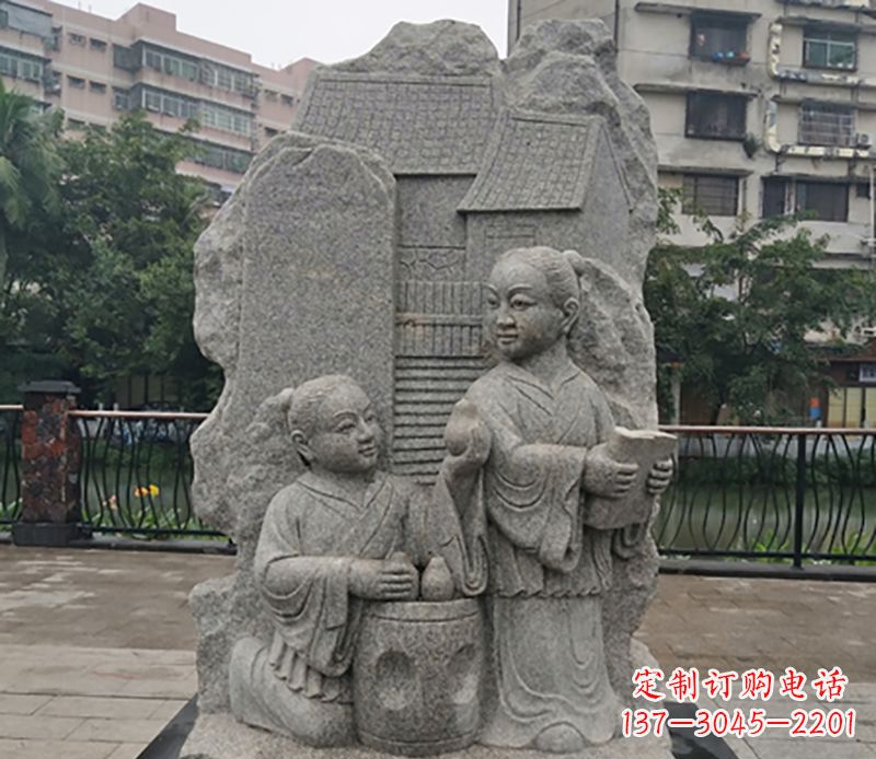 宁夏高品质孔融让梨石雕