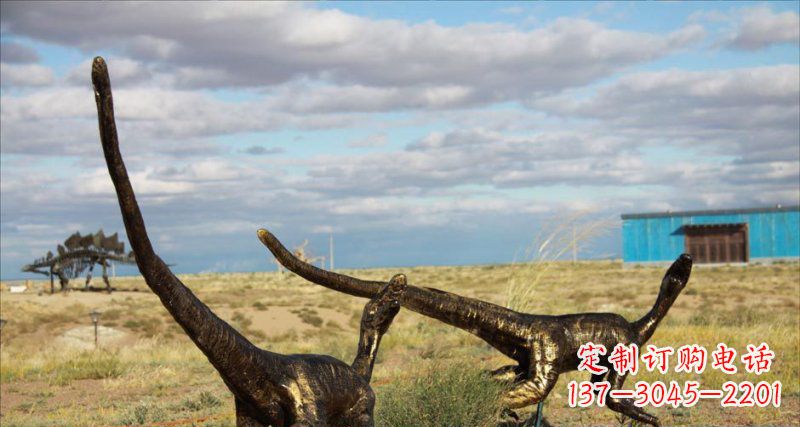 宁夏定制恐龙动物铜雕