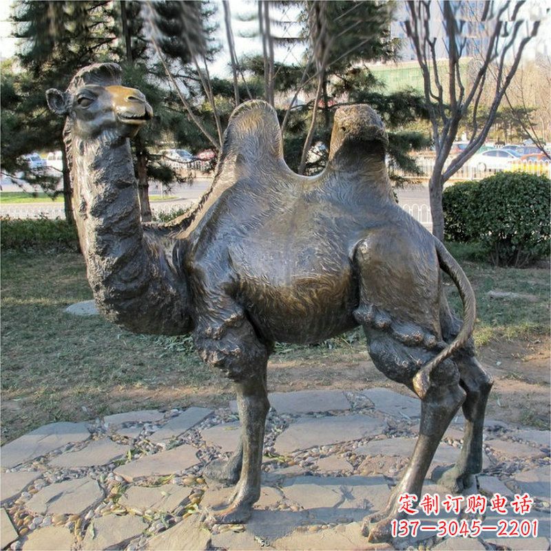 宁夏精美绝伦的室内装饰品——骆驼铜雕