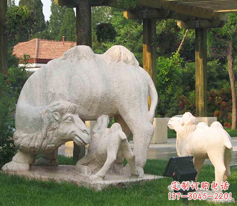 宁夏高端定制工艺骆驼雕塑