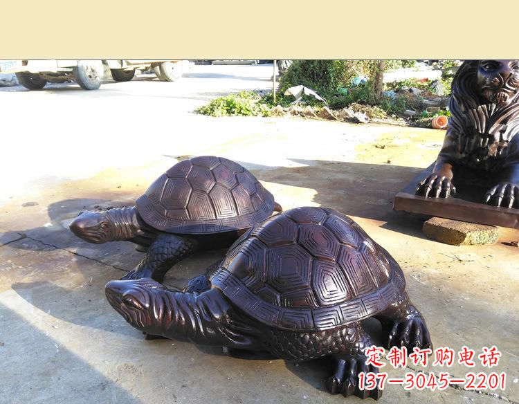 宁夏温情乌龟铜雕