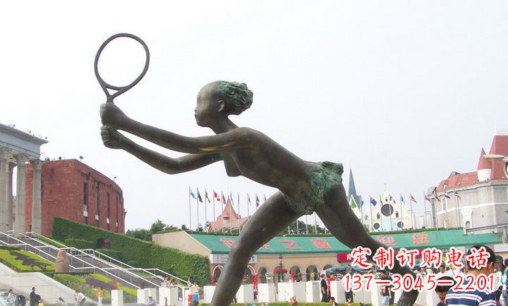 宁夏精致羽毛球铜雕