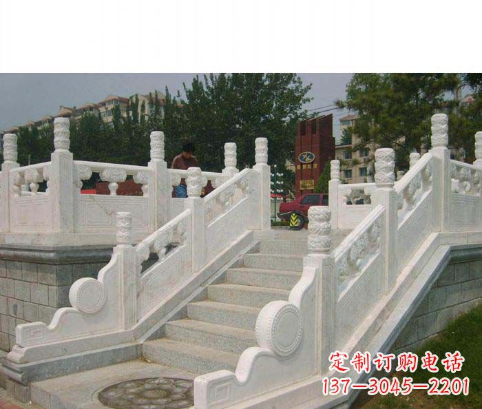 宁夏精美大理石栏板雕塑