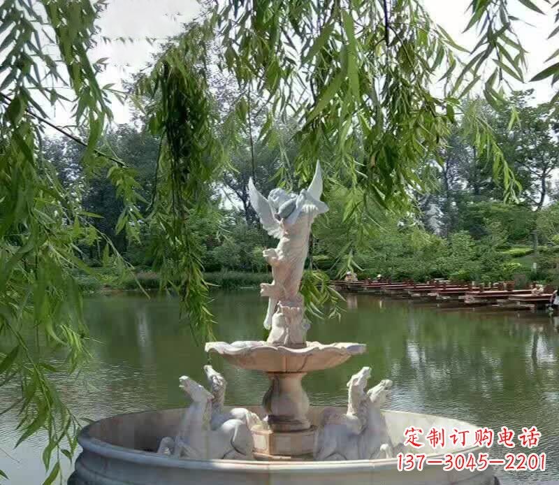 宁夏公园天使景观石雕