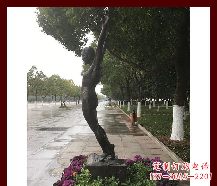 宁夏产品名称青春力量——运动员铜雕