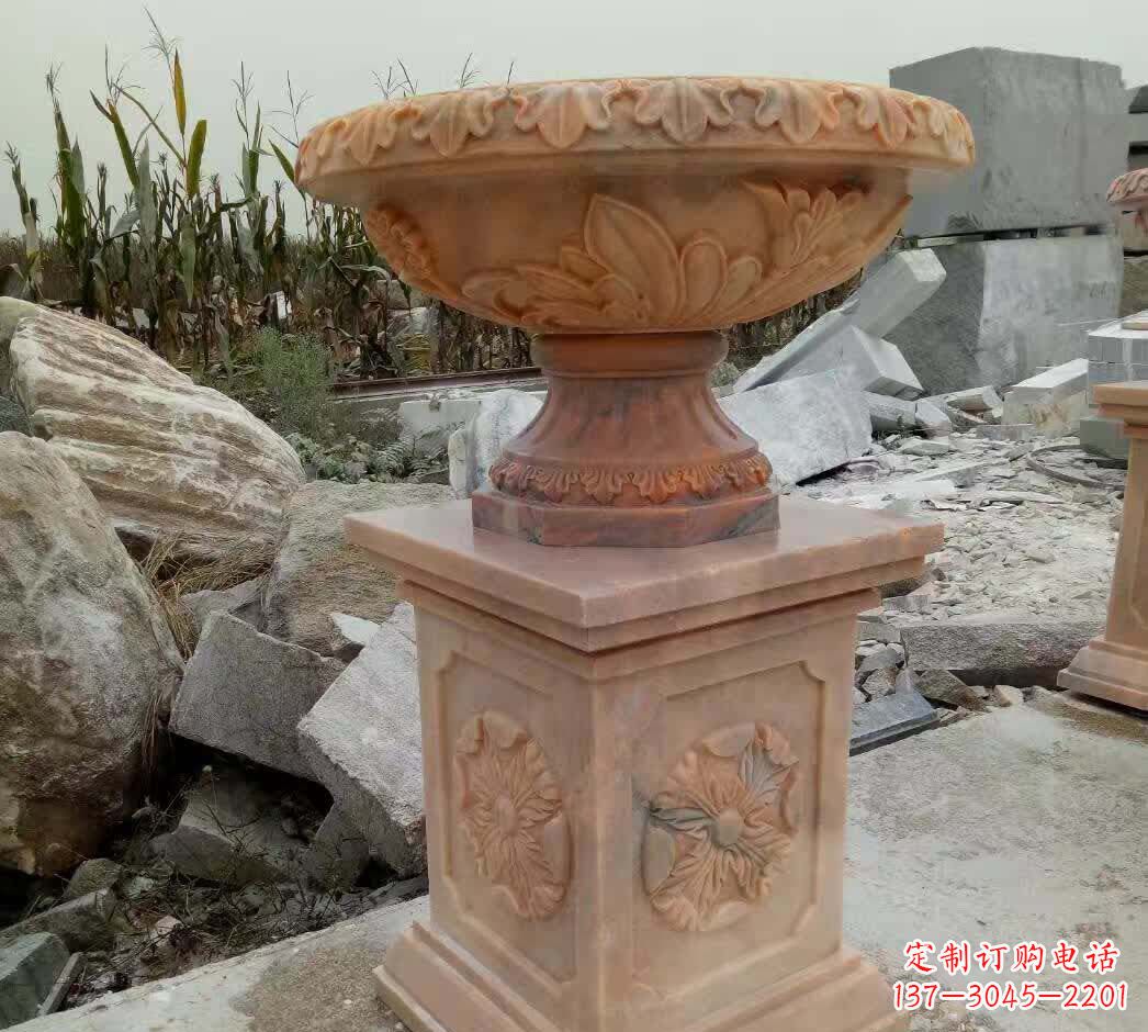宁夏高端花盆雕塑