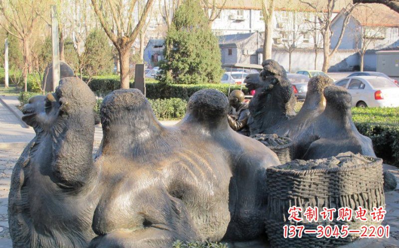 宁夏特大型骆驼铜雕