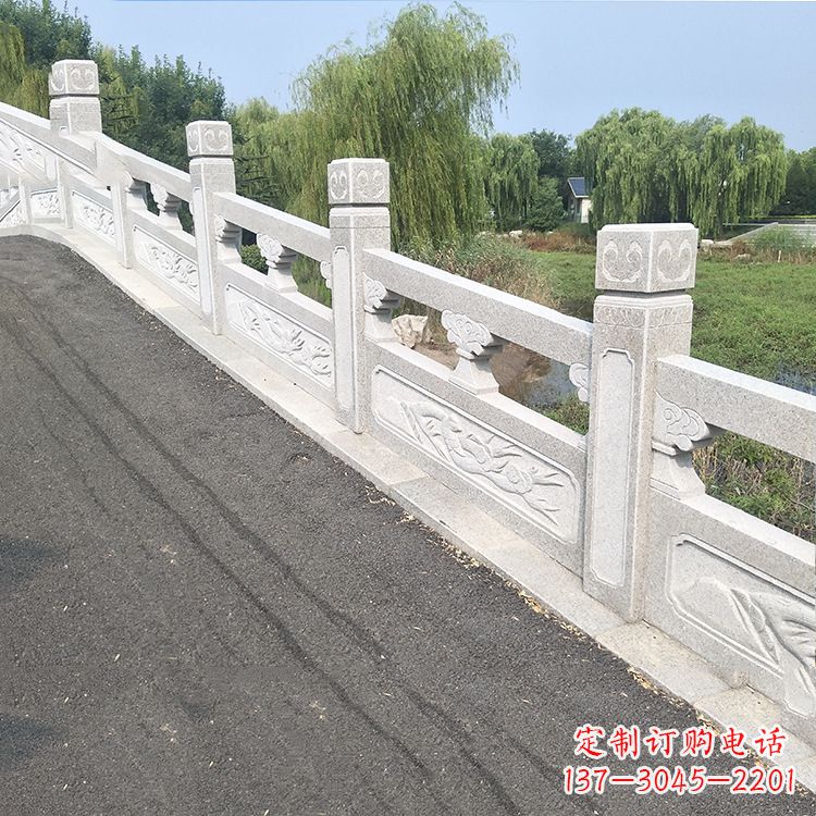 宁夏公园园林大理石栏杆护栏
