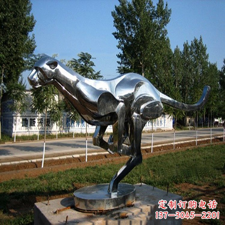 宁夏活泼可爱的袋鼠拉丝不锈钢雕塑
