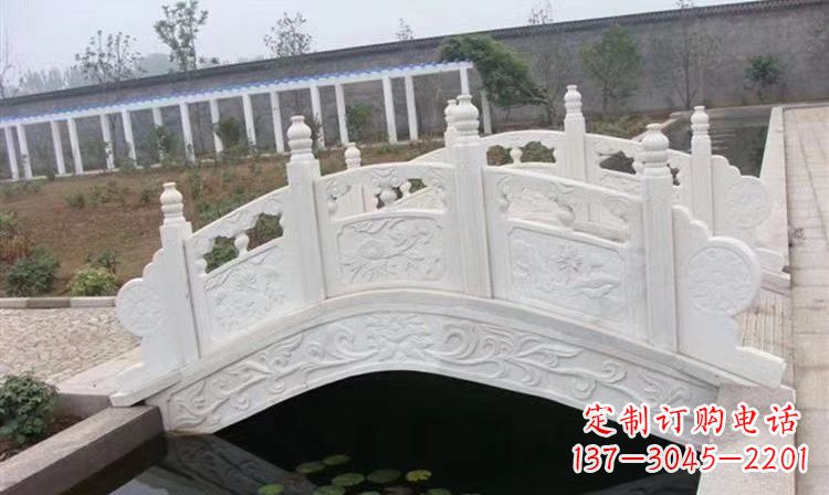宁夏精美雕刻的拱桥石雕户外摆件,装点您的园林景观
