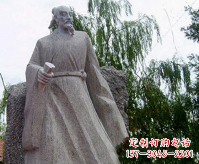 宁夏古代名人李白雕塑