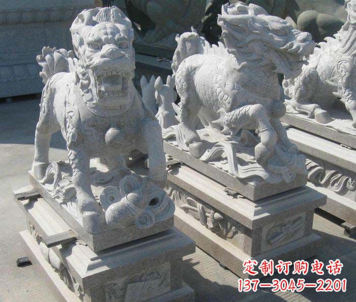 宁夏优质古代神兽麒麟石雕