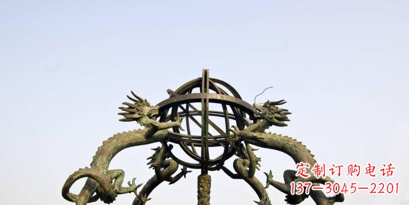 宁夏传承中国古代文化，浑天仪铜雕——让精致的往事重现