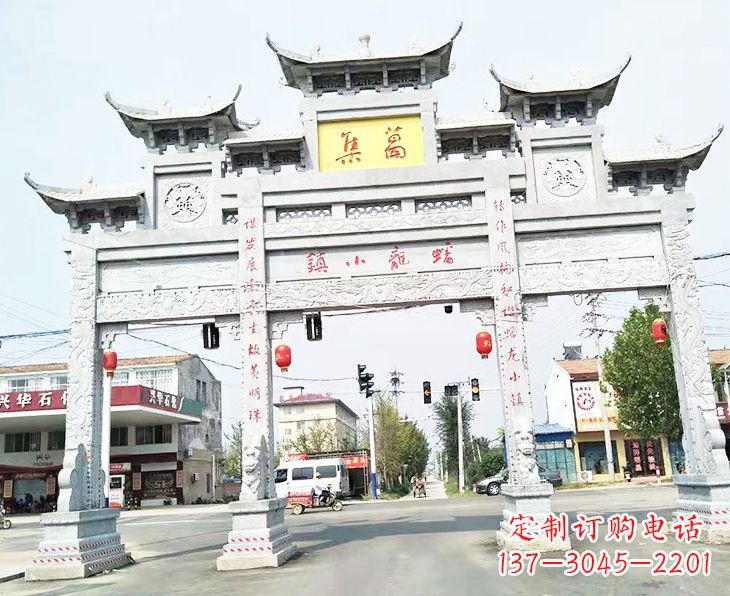 宁夏牌坊雕塑:传承古典文化,新的艺术精粹