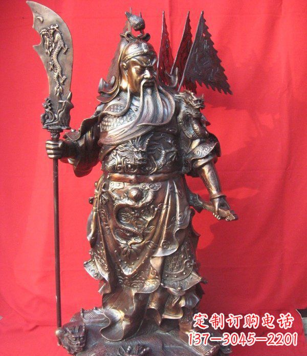 宁夏中领雕塑:以关公雕塑打造您的定制之作