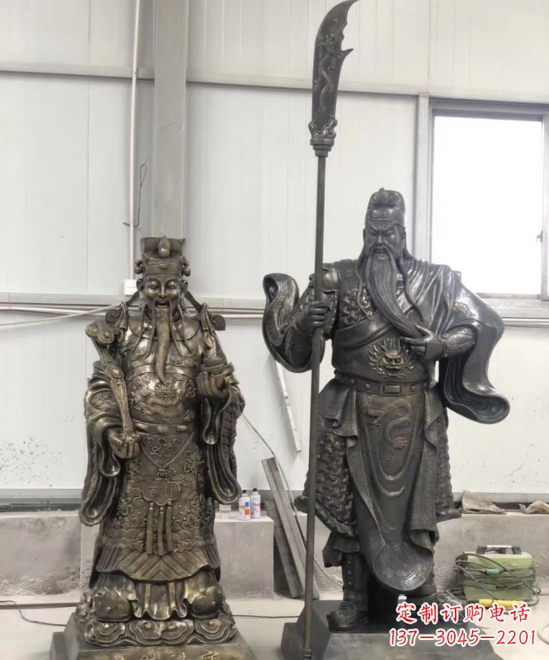 宁夏海量关公雕塑把财神收入囊中!