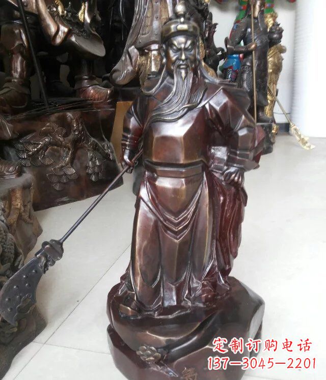 宁夏中领雕塑&关公铜雕