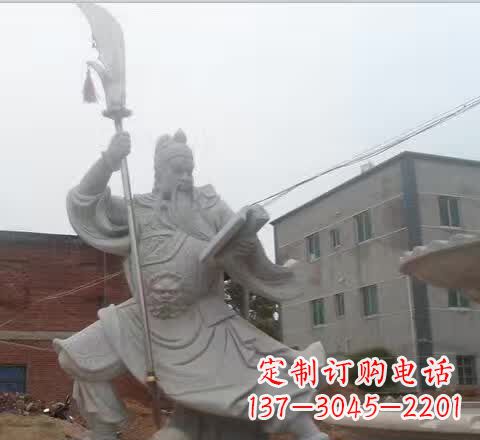 宁夏关公看书石雕