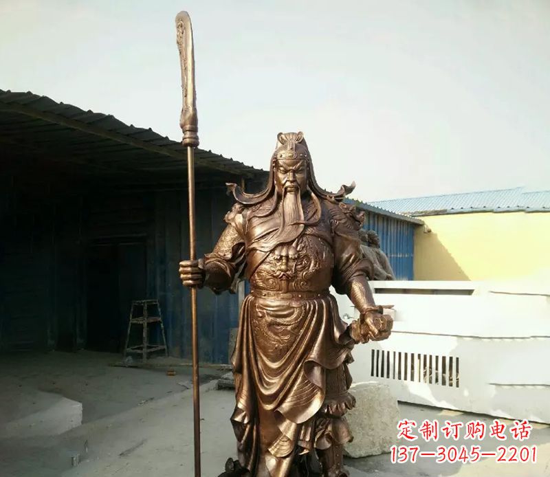 宁夏关公人物铜雕