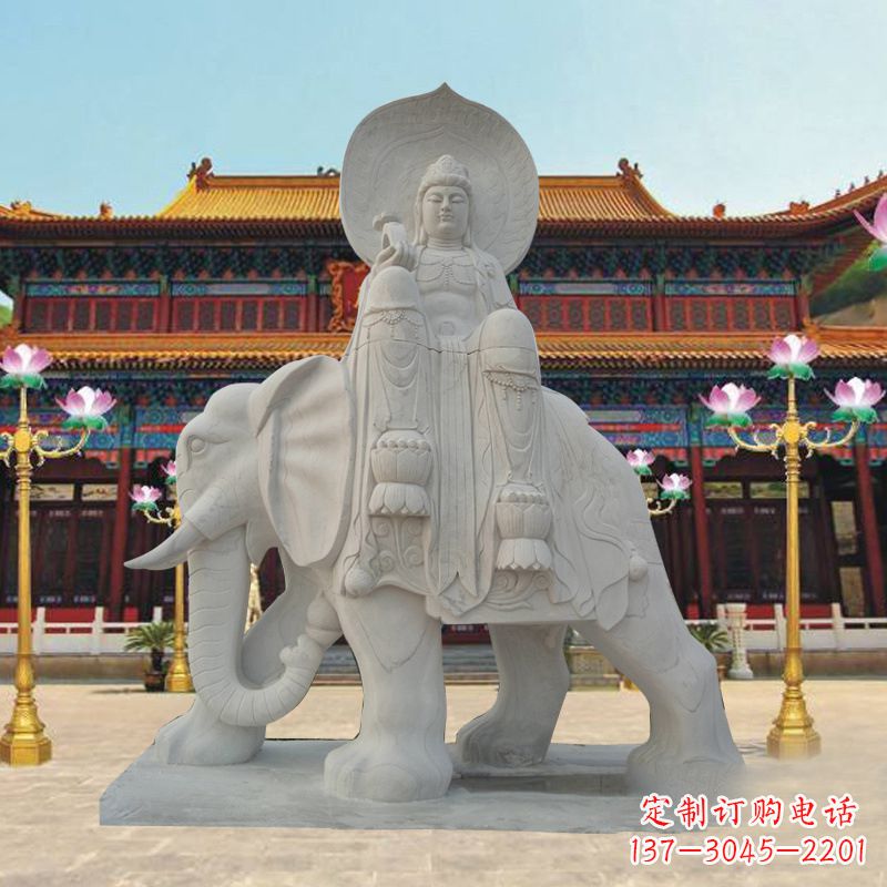 宁夏雕刻无远弗届的观音菩萨石雕佛像