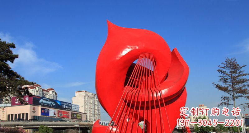 宁夏广场不锈钢抽象海豚雕塑